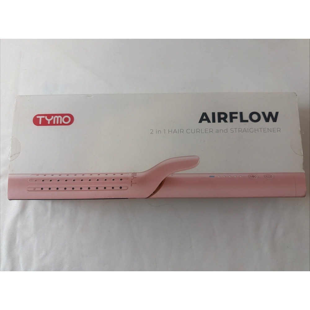 Tymo - Airflow Styler - 2 in 1 Hair Straightener & Curler - Pink